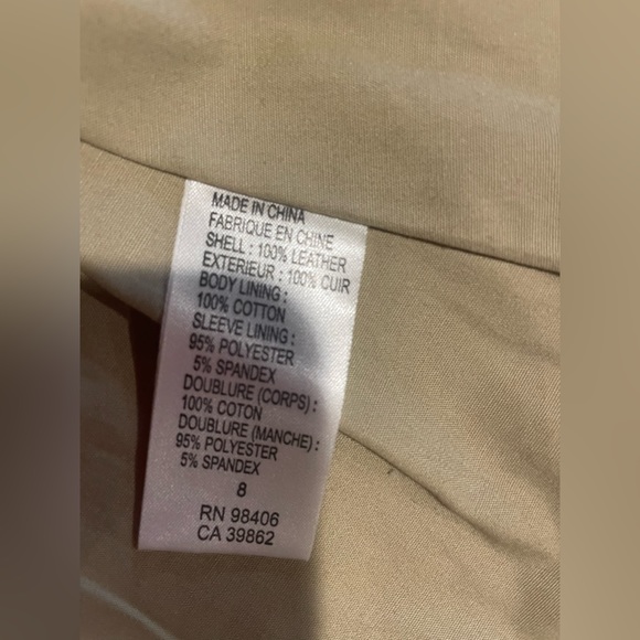 Theory tan suede jacket size 8 - Picture 6 of 11